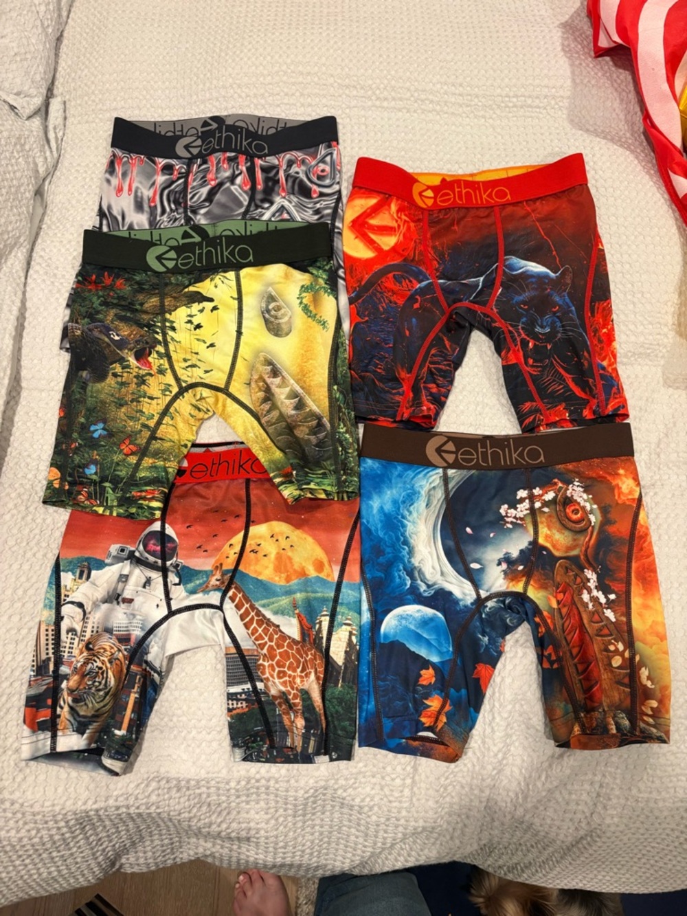 ethika size M Kids Boxer Briefs lot 5